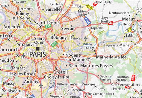 MICHELIN Neuilly-sur-Marne map - ViaMichelin