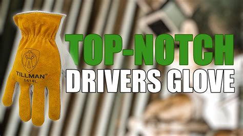 Tillman 1414 Top Grain/Split Cowhide Drivers Gloves | WeldingOutfitter.com - YouTube