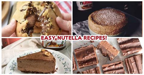 10 Nutella Recipes, Including 2-Ingredient Cookies, Souffle, And Brownies - sgCheapo