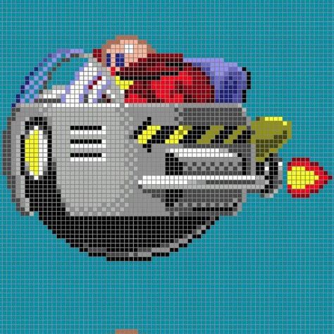 Eggman Pixel Art Grid | Images and Photos finder