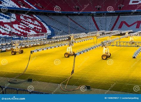 The Interior of the Home Stadium Allianz Arena Football Club Munich Bavaria. Editorial ...