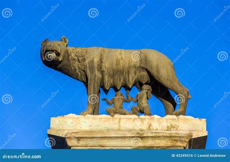 Capitoline Wolf Statue in Rome, Italy Stock Photo - Image of mother, historic: 42249516