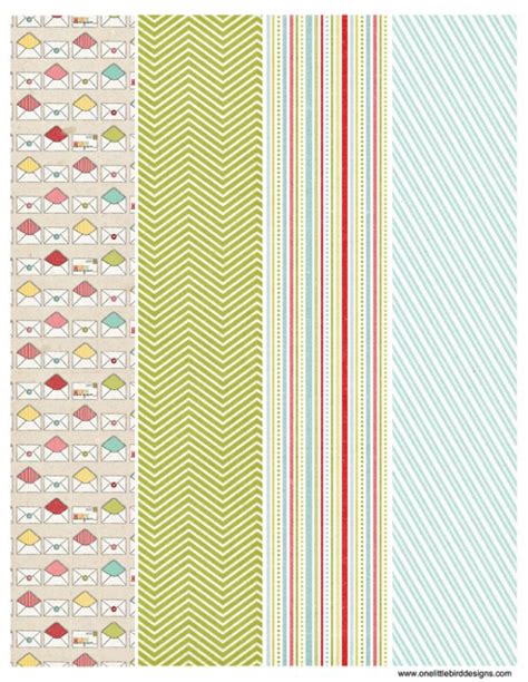 Printable Washi Tape