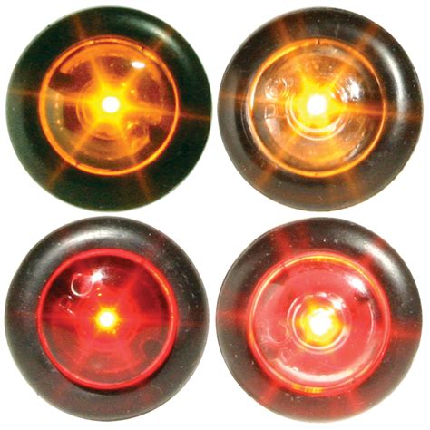 TecNiq Ultra-Bright LED 3/4" Round Button Lights