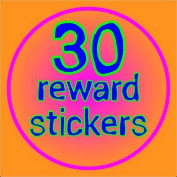 Reward Stickers: Print easily onto your own label stock. | TpT