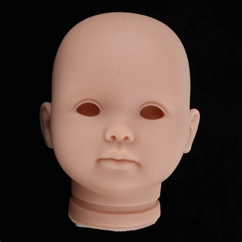 Silicone Awake Baby Doll Head Sculpt Unpainted Mold for 20inch Reborn ...