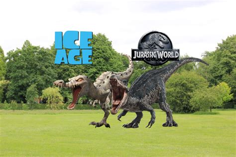 baryonyx from ice age and jurassic world by jnevolic on DeviantArt