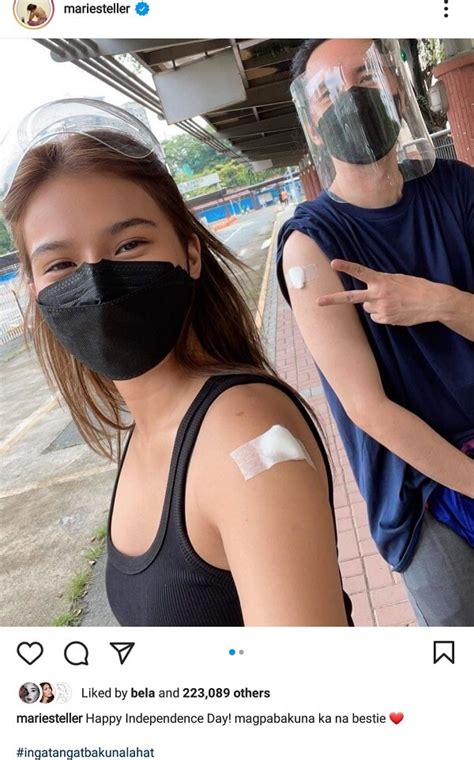 Insta Scoop: Rico Blanco and Maris Racal Get Vaccinated Together ~ Fashion Pulis - Get Scoop ...