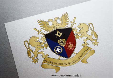 Coat of arms (family emblem) I designed for a pharmacy and trading ...