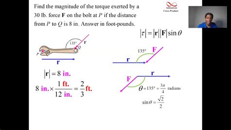 Cross Product Applications - YouTube