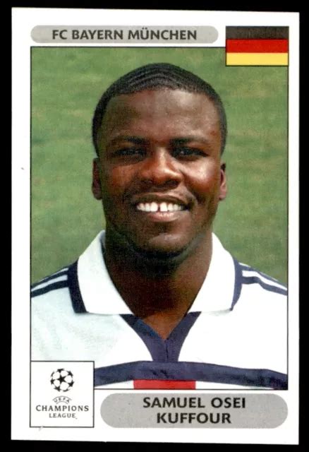 PANINI CHAMPIONS LEAGUE 2000/2001 - Samuel Osei Kuffour FC Bayern ...