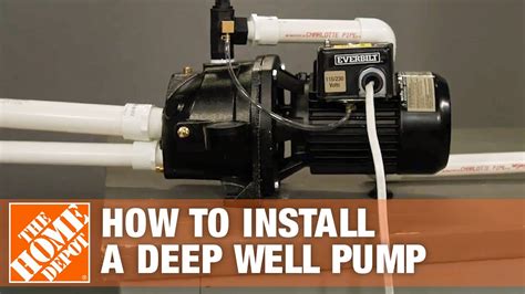 Deep Well Pump | Everbilt Jet Well Pump Installation | The Home Depot ...