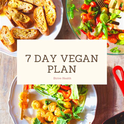 7 Day Vegan Meal Plan - Strive Health