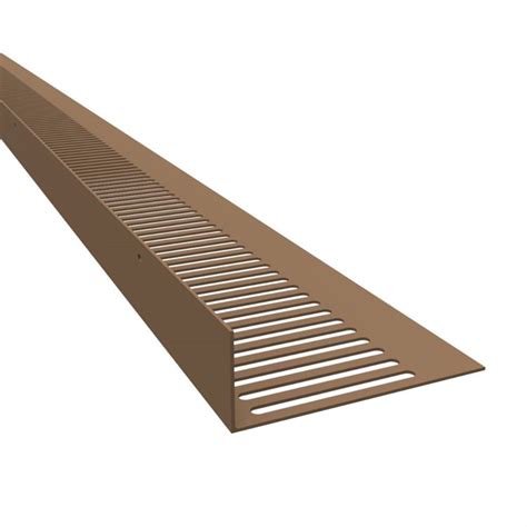 Manthorpe 25mm Flat Roof Soffit Vent - Brown (x10)