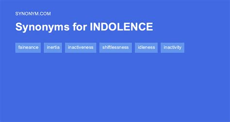 Indolence Definition