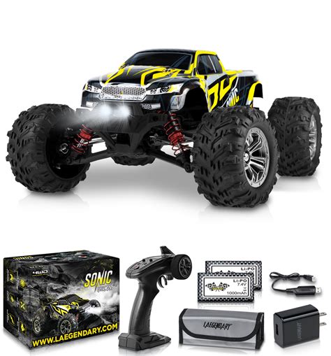 1:16 Scale RC Cars 36+ km/h – Brushed - Black/Yellow - LAEGENDARY