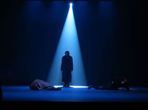 Act 3 Scene 2: I chose this lighting because the figure here is very much in the spotlight, bu ...