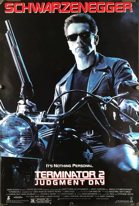 TERMINATOR 2 Judgement Day, Original Arnold Schwarzenegger Vintage ...