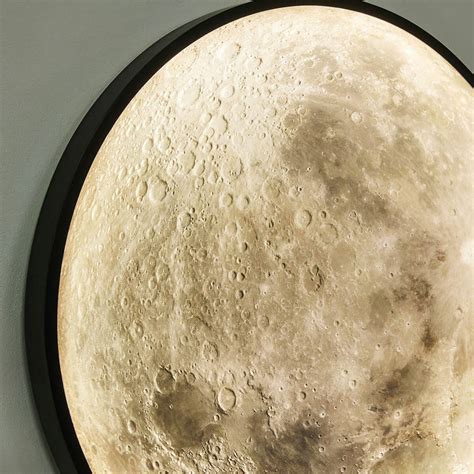 Luminous Moon Mirror LED Light Decor Wall Mirror Illuminated Moon| Moon ...