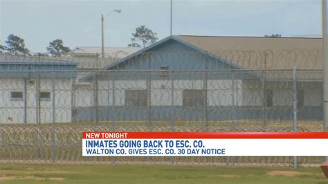 Terminated: Contract ends betweenWalton County Jail and Escambia County