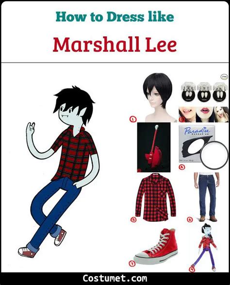 Adventure Time's Marshall Lee Costume for Cosplay & Halloween