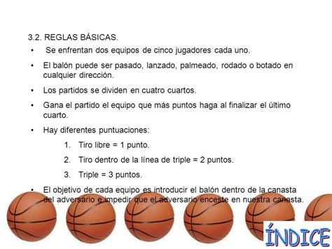 cinturón función Incompetencia 5 reglas basicas del baloncesto Playa ...