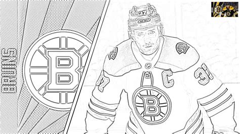 Boston Bruins Printable Coloring Pages