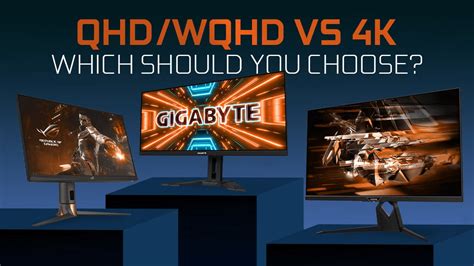 QHD vs. WQHD vs. 4K UHD - Which Resolution fits your needs best?