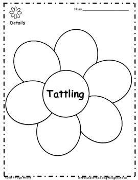 Tattle Tongue Activity Packet by In the Land of Teaching | TpT