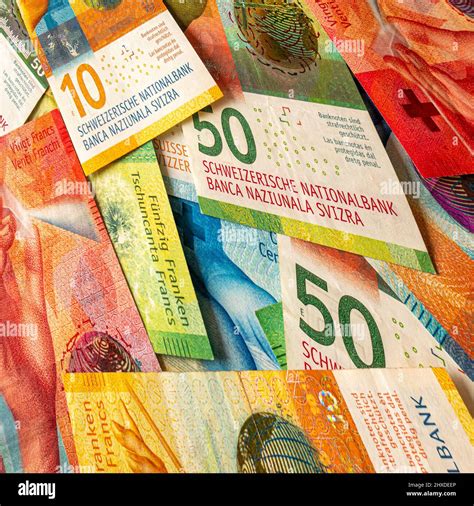 Swiss Francs - banknotes Stock Photo - Alamy