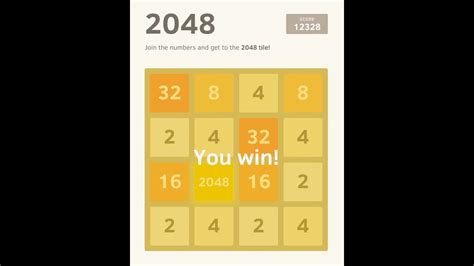 Win '2048' Game : Tips & Tricks / Demonstration - YouTube