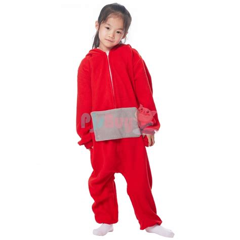 Kids Red Teletubbies Costume Cute Easy Halloween Po Cosplay Idea - Pjsbuy