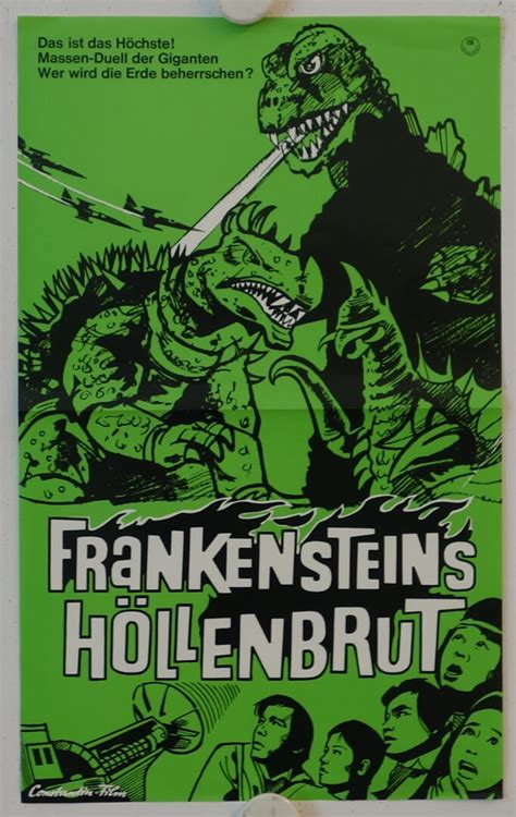 Godzilla vs. Gigan original release small german movie poster