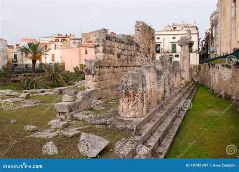 Ruins of Apollo temple stock image. Image of ancient - 19748297