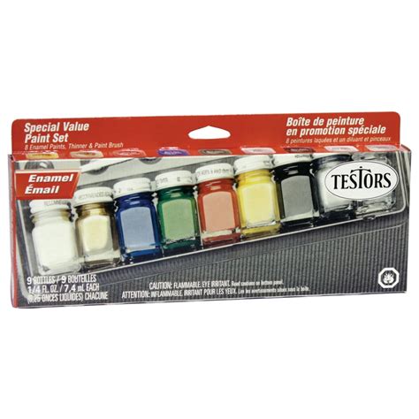 Testors All-Purpose Gloss Enamel Paint Set, 8-Colors - Walmart.com ...