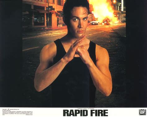 Brandon Lee Rapid Fire Lobby cards - U.S.A.