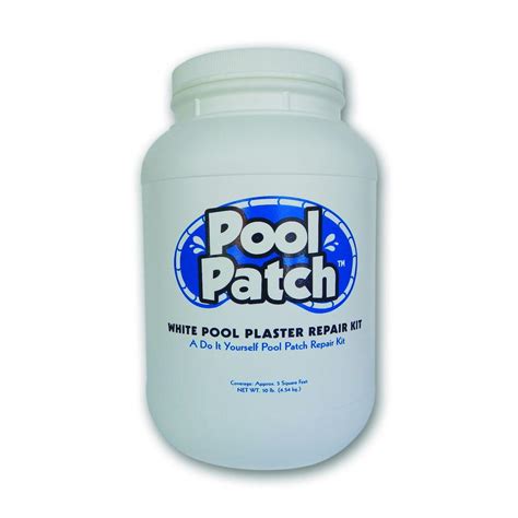 Pool Patch 10 lb. White Pool Plaster Repair Kit-WPP10 - The Home Depot