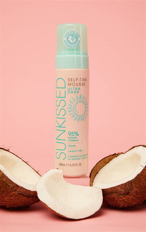 Sunkissed Self Tan Mousse Ultra Dark 95% Natural | PrettyLittleThing IRE