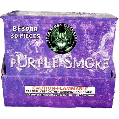 Purple Smoke Bomb - Box of 30 – Pyro Direct