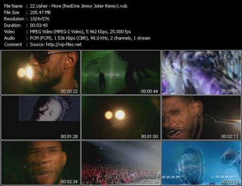 Usher - More RedOne Jimmy Joker Remix - Download HQ music Video VOB of ...