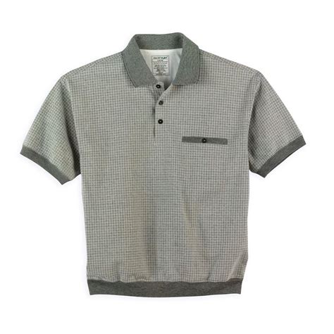 David Taylor Collection Men's Banded Bottom Polo Shirt