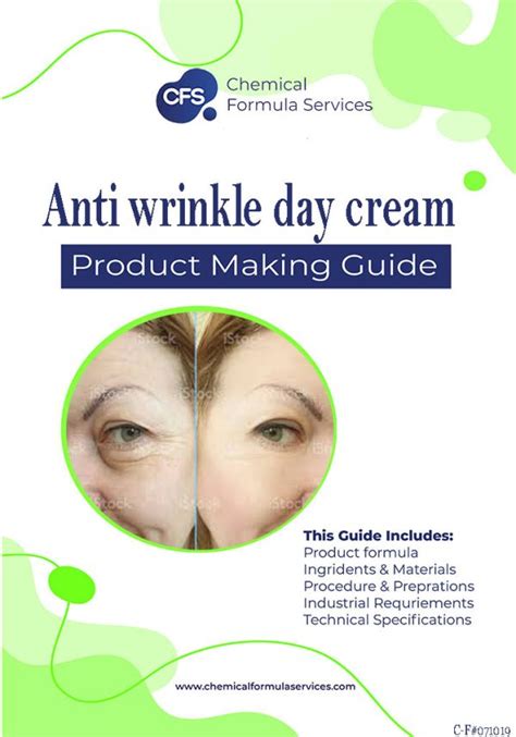 Anti Wrinkle Face Cream Formulation - At - 1 Chemical Formula Services