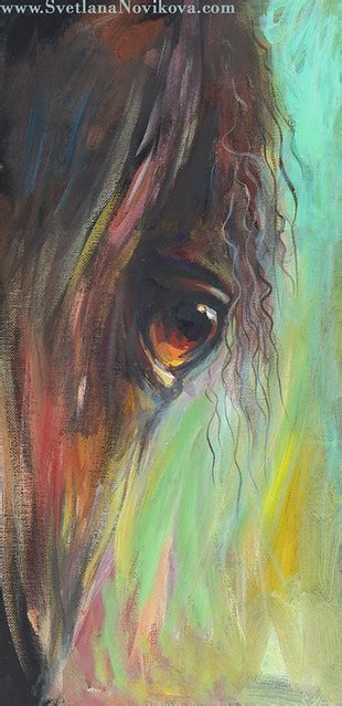 horse eye acrylic painting | acrylic on canvas, more art at … | Flickr