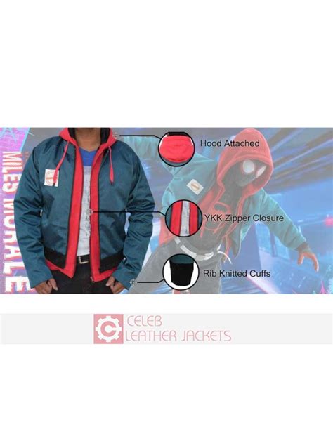 Spider-Verse Miles Morales Jacket Hoodie | Miles Morales Hoodie