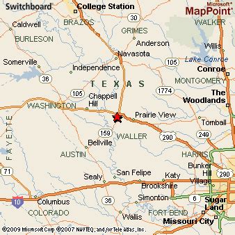 Hempstead, Texas Area Map & More