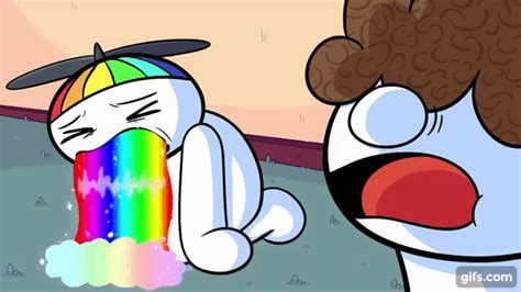 barfing rainbows odd1scout animated gif