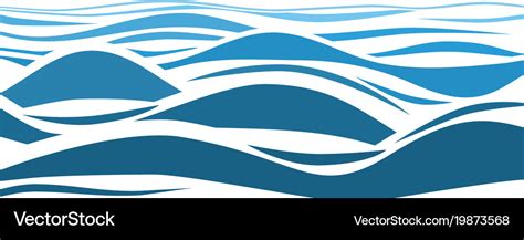 Blue water sea waves abstract background Vector Image