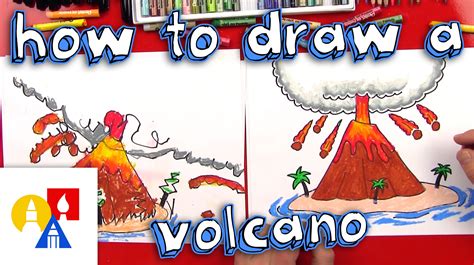 Volcano Cartoon Drawing at GetDrawings | Free download