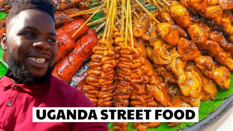 Uganda Street Food Jinja City And Nightlife - Uganda Travel Vlog - YouTube