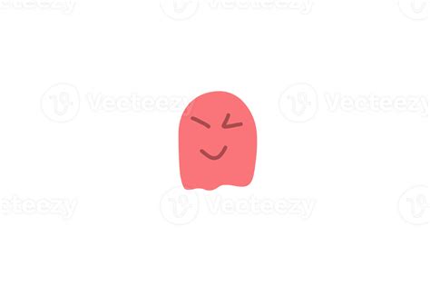Ghost face expression 40408441 PNG